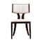 Manhattan Comfort Pulitzer Dining Chair (Set of Two) in Pearl White and Walnut DC001-PW - alternate 1